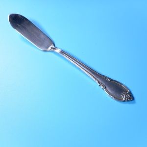 Silverplate 1847 Rogers Bros IS Remembrance Master Butter Knife Flatware Vintage